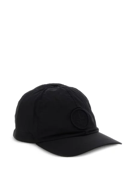 Czapka z daszkiem dziecięca Stone Island czarna