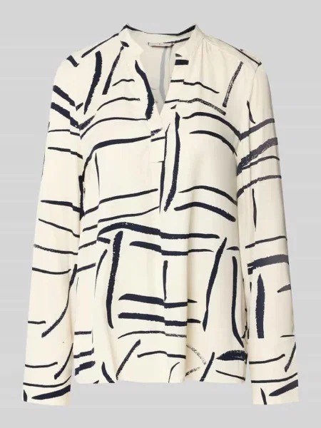Bluzka koszulowa o kroju regular fit z czystej Tommy Hilfiger biała