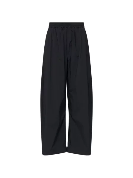 Pantaloni Mm6 Maison Margiela cu autograf cu cordon negru