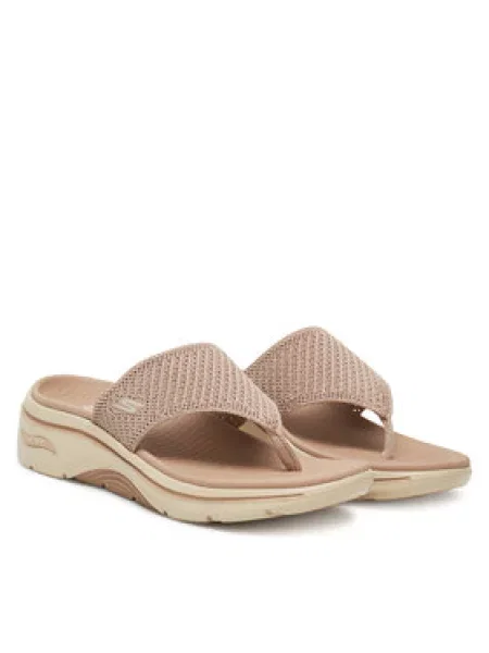 Skechers Žabky Go Walk Arch Fit Sandal-Carrie béžová