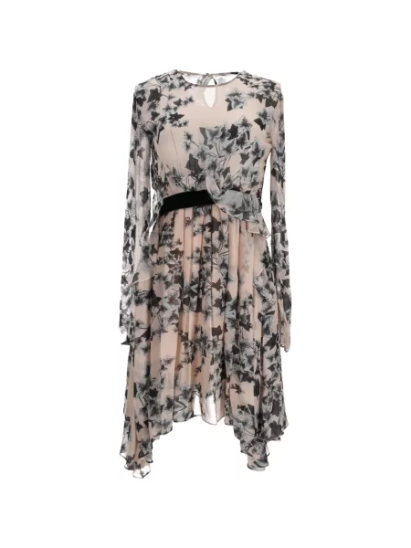 Rochie midi Philosophy Di Lorenzo Serafini cu model floral cu imagine roz