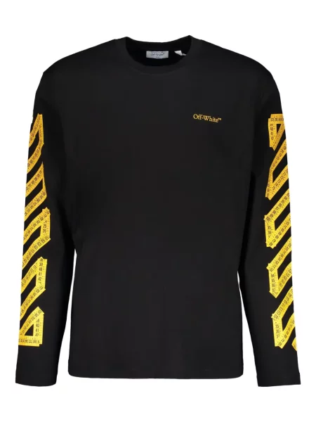 Tricou Off-white cu autograf alb