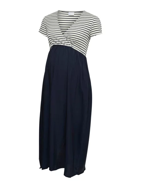 MAMALICIOUS Rochie MLJoelle Tess albastru închis alb