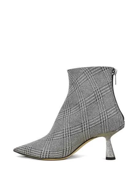 Botine Jimmy Choo în carouri gri
