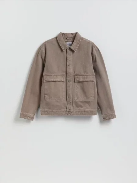 Reserved Geacă de blugi decolorată negru-antracit negru