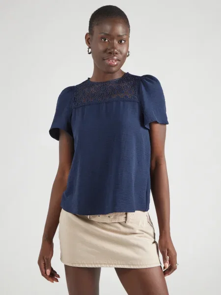 VERO MODA Bluza VMALVA mornarsko plava