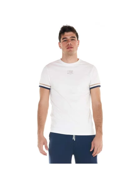 Scurt tricou Leone 1947 cu mâneci scurte alb