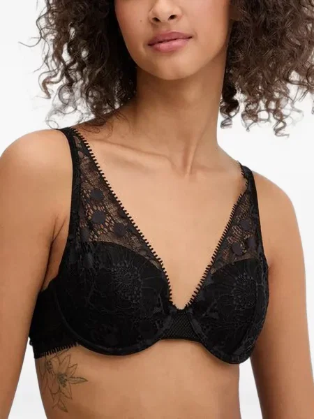 Sutien Chantelle din dantelă negru