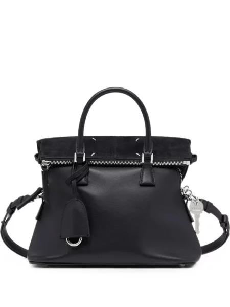 Geantă shopper Maison Margiela din piele negru