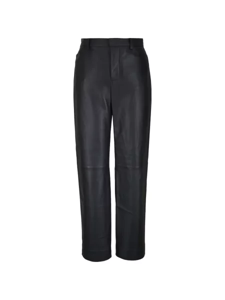 Pantaloni de piele Vince din piele negru