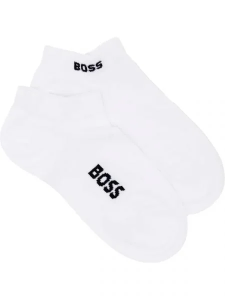 BOSS BLACK Șosete AS Logo CC alb