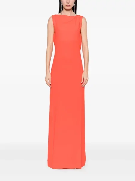 Rochie maxi Max Mara de costum portocaliu
