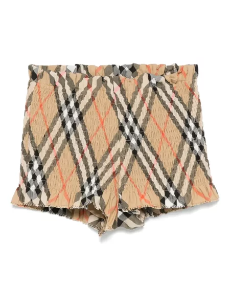 Szorty dziecięce Burberry brązowe