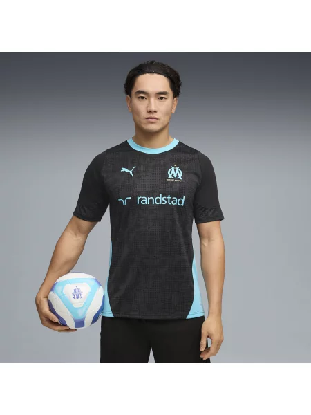 PUMA koszulka treningowa Olympique Marsylia Akcesoria S czarny