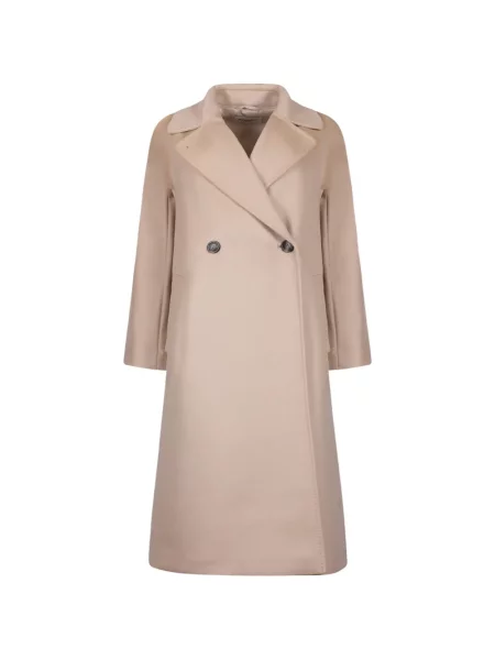 Cu centură palton Weekend Max Mara cu două rânduri de nasturi