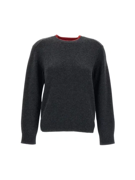 Sweter Loulou De Saison z kaszmiru szary