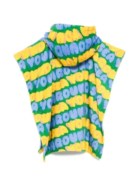 Ponczo dziecięce Stella Mccartney zielone
