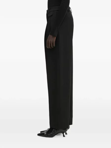 Pantaloni Wrstbhvr cu autograf negru