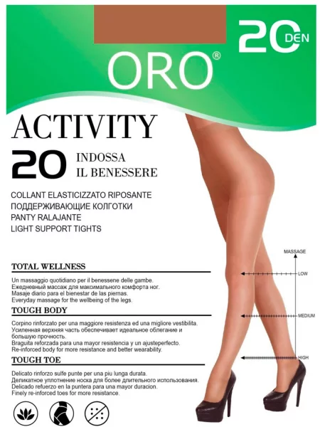 Колготы Oro черные