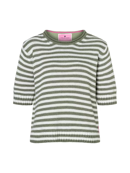 LIEBLINGSSTÜCK Pulover Amina verde alb