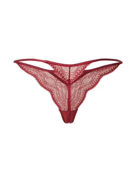 Hunkemöller Tanga ISABELLE roşu închis