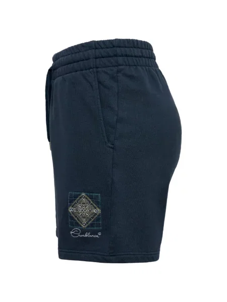 Pantaloni scurți Casablanca cu cordon albastru