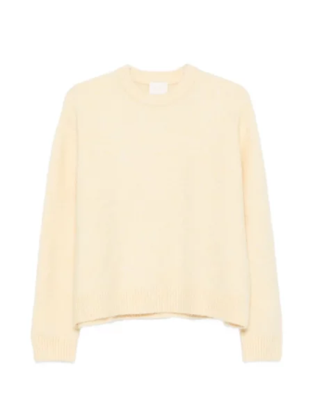 Pulover A.p.c. cu decolteu rotund galben