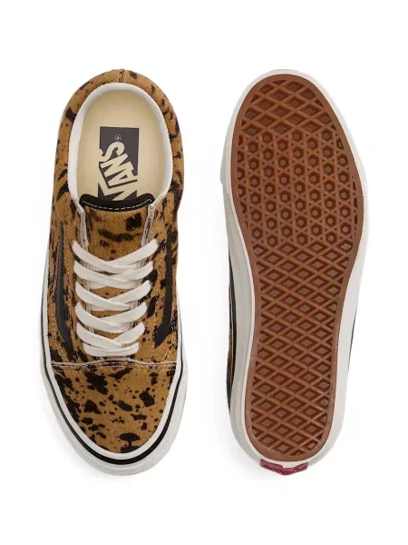 Sneakerși Vans Old Skool cu imagine cu model leopard maro