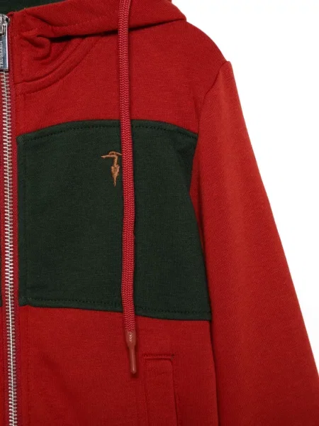 Bluza z kapturem dziecięca Trussardi czerwona