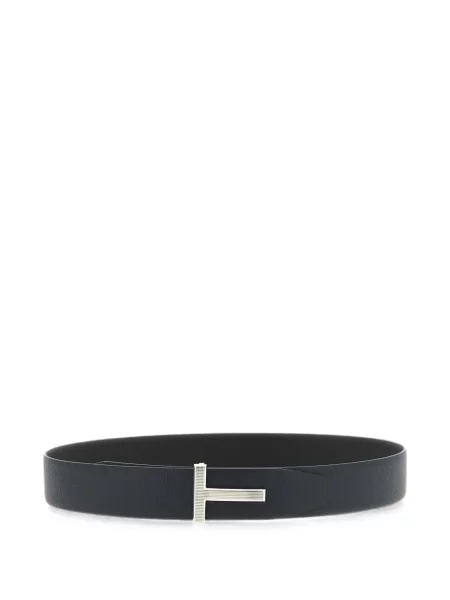 Reversibil curea Tom Ford cu autograf negru