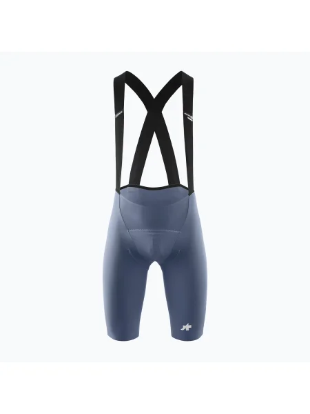 Pantaloni scurți cu bretele ASSOS Equipe R pentru bărbați secret albastru