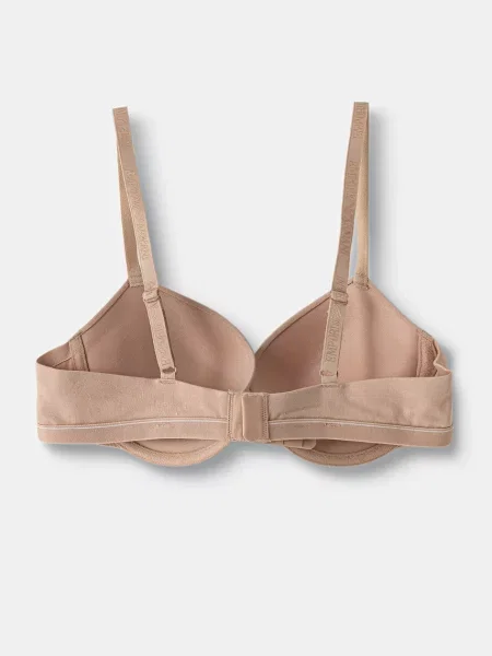 Emporio Armani Underwear podprsenka s elastanom béžová