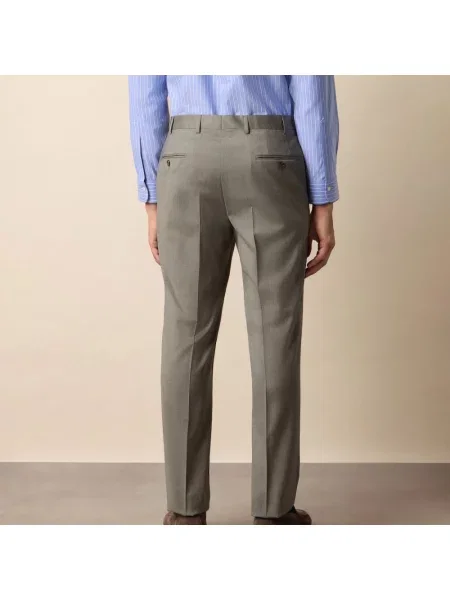 Spodnie Brooks Brothers wełniane zielone