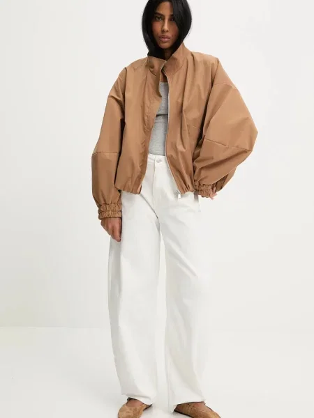 Answear Lab jeansy high waist białe