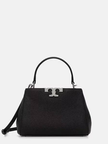 Torebka Tory Burch skórzana retro czarna