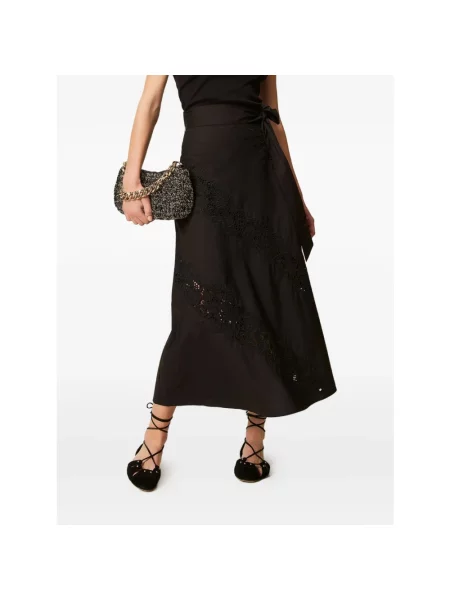 Spódnica midi Twinset czarna
