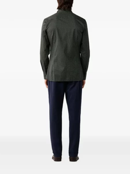 Lung cămașă Hackett London verde