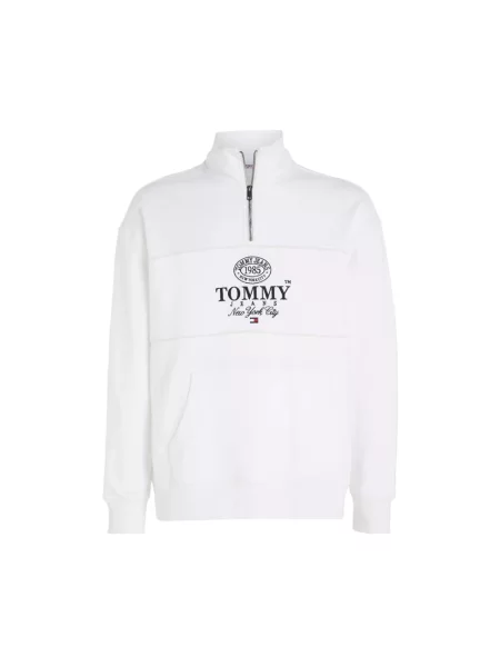Bluza rozpinana Tommy Jeans biała