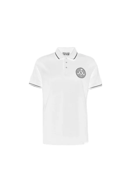Koszulka polo Versace Jeans Couture biała