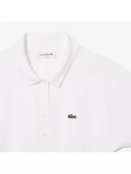 Поло Lacoste белое