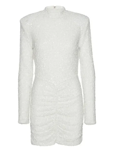 Rochie maxi Rotate Birger Christensen lungă de costum alb