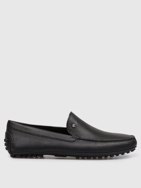 Кожаные мокасины Stefano Ricci черные