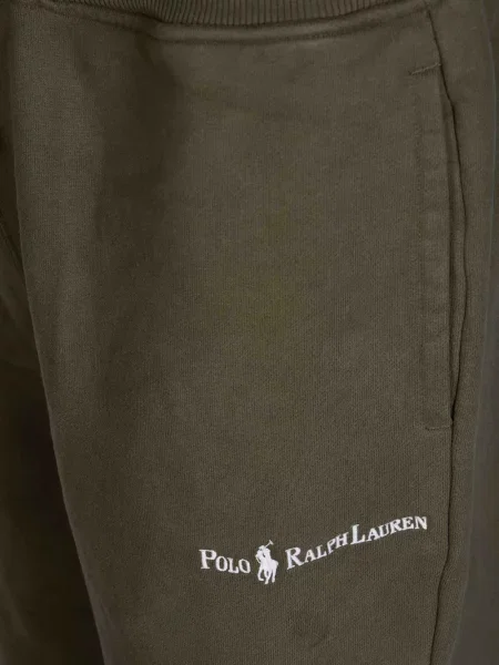 Τρέξιμο παντελόνι Polo Ralph Lauren με σχέδιο με κορδόνι μαύρο