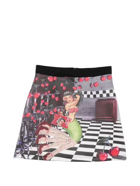 Fusta mini The Artistylist cu imagine negru