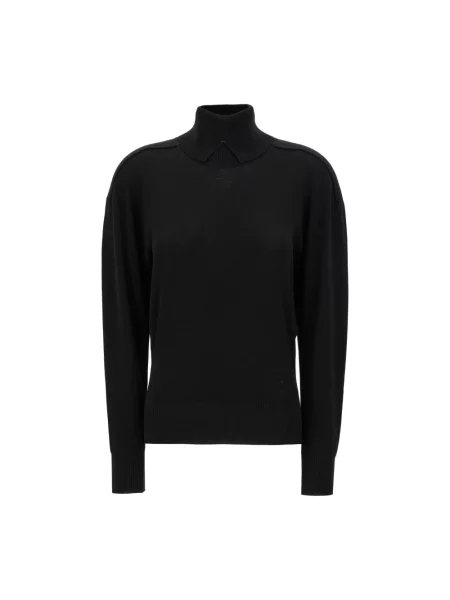 Golf Burberry wełniany czarny