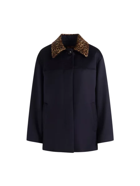 Płaszcz Max Mara Studio niebieski
