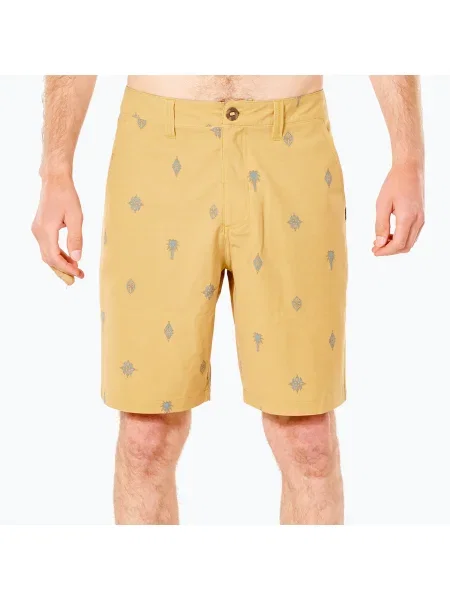 Pantaloni scurți de baie pentru bărbați Rip Curl Boardwalk Salt Water Culture galben