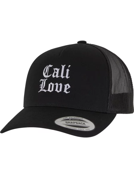 Mister Tee Șapcă Cali Love negru alb