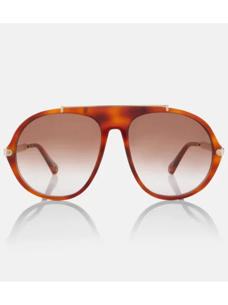 Ochelari de soare Chloé maro