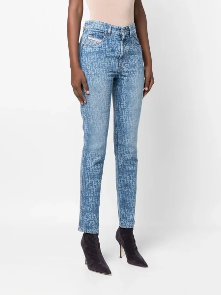 Слаб дънки skinny fit Diesel синьо